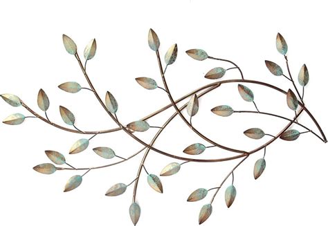 house decor branch with apples metal enamel|Amazon.com: Metal Branches Wall Decor.